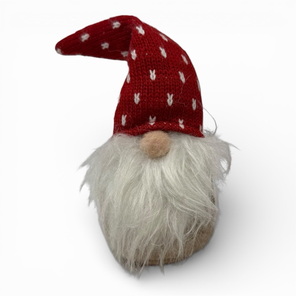 Red & White Polka Dot Gnome Christmas Holiday Decor Kids‎ Elf Shelf